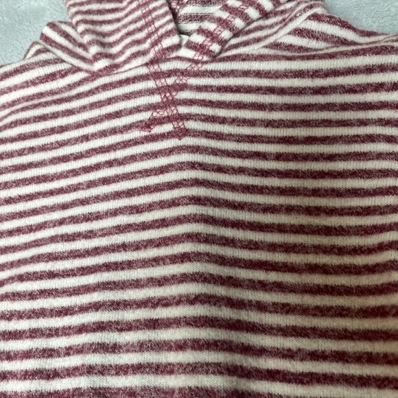 NINE1EIGHT Striped Fleece Hoodie - Picture 5 of 6